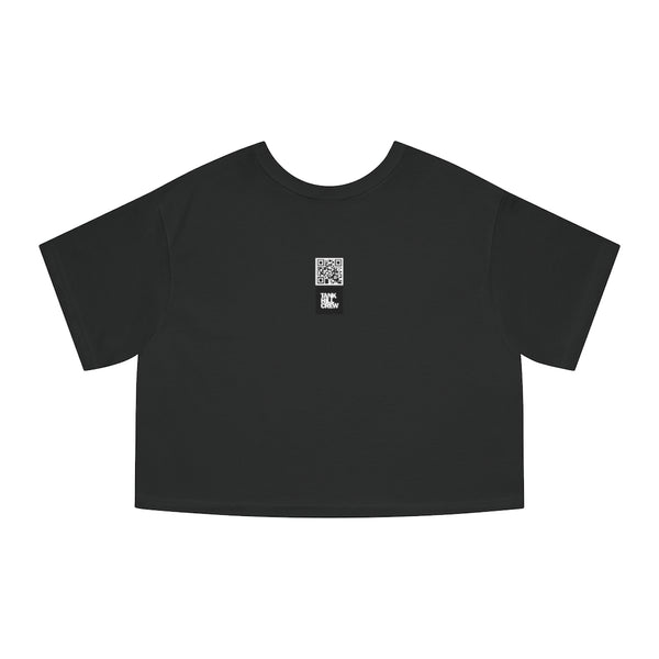Jessica Tanzer - Caution Champion Women's Heritage Cropped T-Shirt
