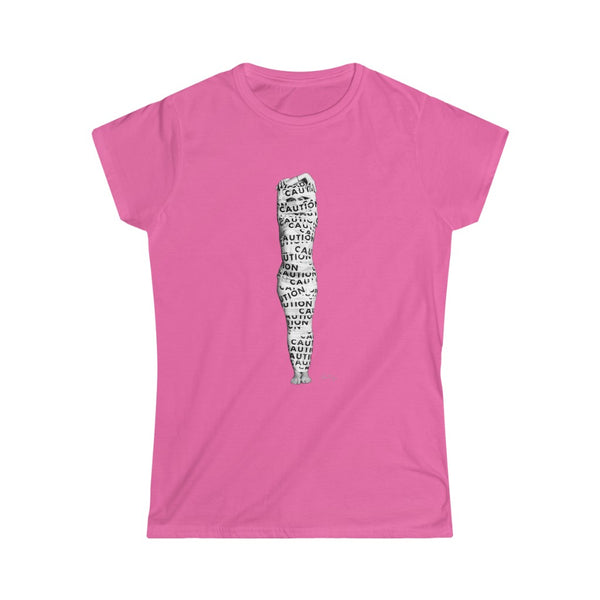 Jessica Tanzer - Caution Women's Softstyle Tee - Uncensored