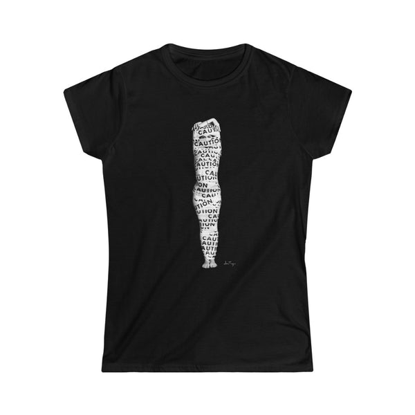 Jessica Tanzer - Caution Women's Softstyle Tee