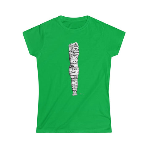 Jessica Tanzer - Caution Women's Softstyle Tee