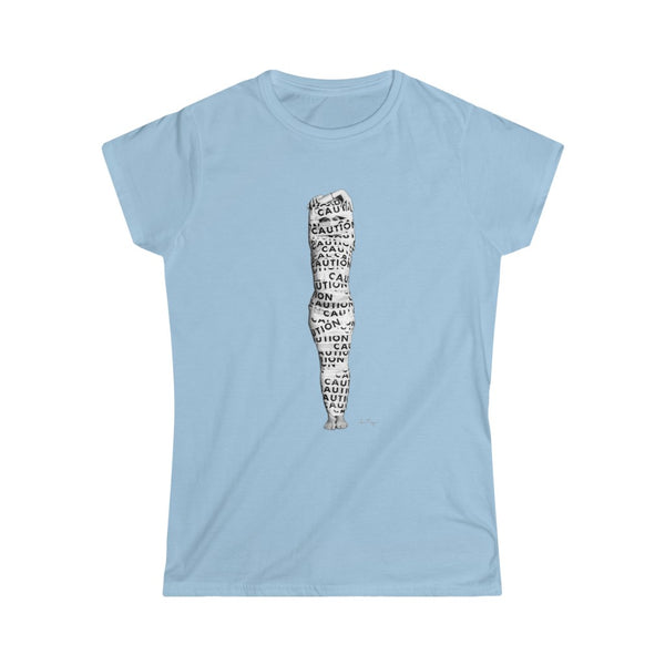 Jessica Tanzer - Caution Women's Softstyle Tee