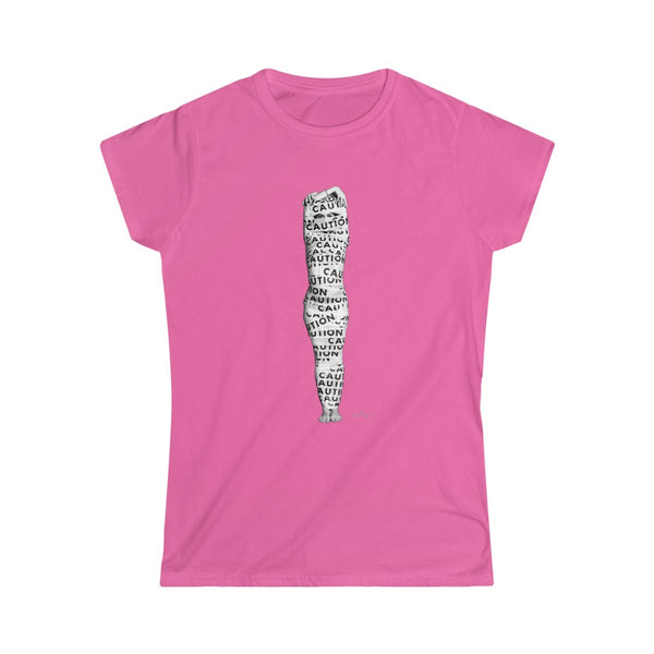 Jessica Tanzer - Caution Women's Softstyle Tee